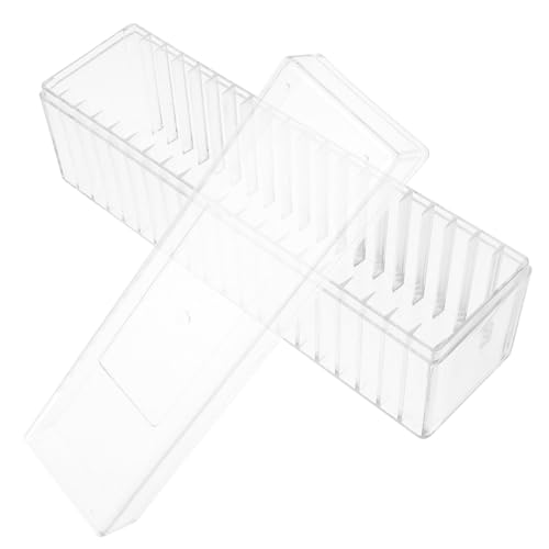 Caja organizadora transparente para 20 monedas miniatura 1