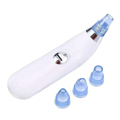 Image of KUMarte 4 In 1 Multi-Function Blackhead Whitehead Remover Extractor Device,Skin Cleaner,Pimple Removal Tool,Acne Pimple Pore Cleaner Vacuum Suction Tool For Men And Women (White)