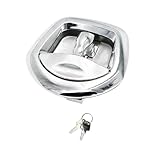 Metal Replace Old Or Damaged Ones With Whale Tail Lock T-style Lock Chrome Handle Trucks And More For Trailers(Black)