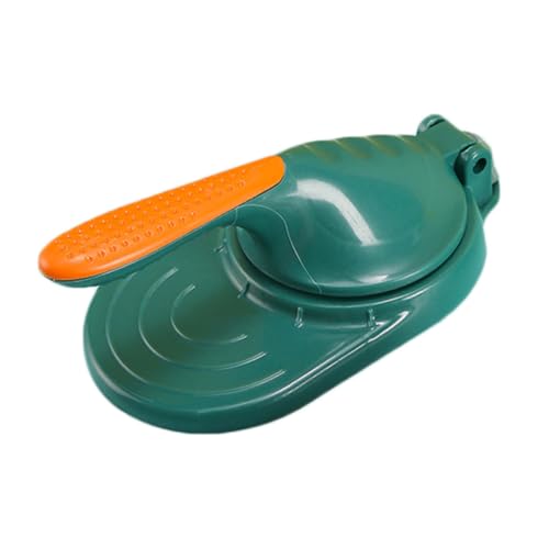 Homoyoyo Molde Manual para Masa de Dumplings y Empanadillas Prensa de Plástico Color Verde Oscuro Herramienta para Prensar Masa de Pasteles Práctica y Fácil de Usar para Cocina Casera