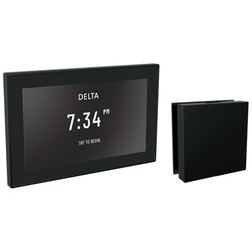 Delta SteamScape Deluxe Matte Black Digital Kit