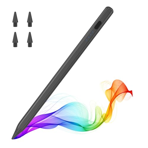 Image of Moko Pencil for iPad(A16) 11th 10th Gen,USB-C Fast Charging,Gray | Stylus Pen for 2018-2026 Apple iPad 11 /10 /9 /8 /7 /6 /A16, Mini 7-5, Air M4-M2 11 inch /13 inch /5 /4 /3, Pro 13 inch /12.9 inch /11 inch Tilt Sensitivity