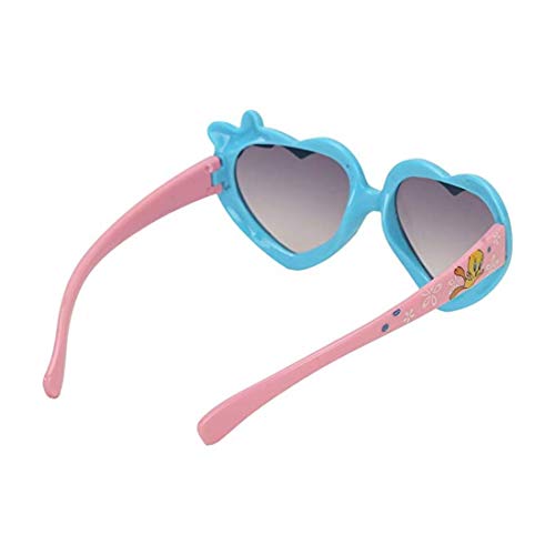 Image of Cartoon cat eye designer Stylish Sunglasses, Cute Anti-Uv Glasses /Googles for kids /Girls /Boy /baby with Free Case (Age 3-10)