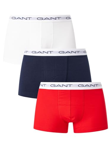 GANT Men's Trunk 3-Pack, Multicolor, XL