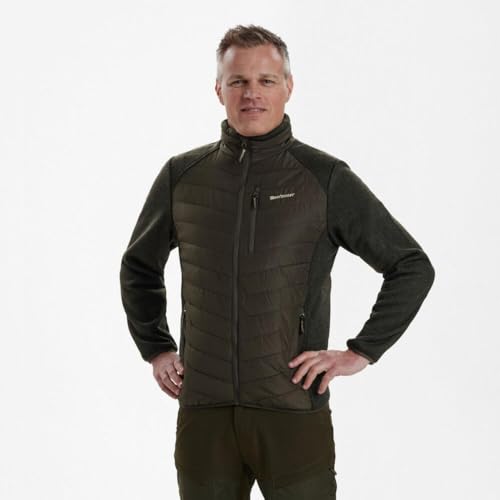 Deerhunter 5572 Moor Wattierte Jacke mit Strick, Größe XL, Farbe 393 - DH Timber