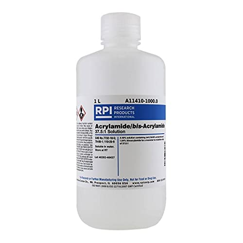 Research Products International Acrylamide/bis-Acrylamide, 37.5:1 Ratio Solution, 1 Liter - RPI