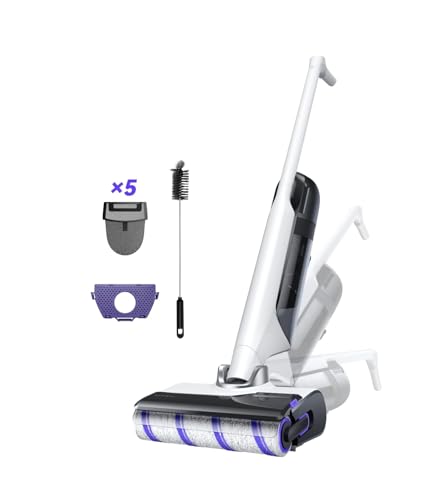 Image of NARWAL S30 Wet Dry Vacuum Cleaner with 20000Pa Suction, 176F Self-Cleaning, Heated Drying, Disposable Waste Bag, Tangle-Free, Cordless Vacuum Mop for Hard Floors & Edge Cleaning, Easy to Use