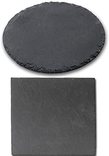 1 Piatto Ardesia Rotonda 25 cm + 1 Vassoio Ardesia...