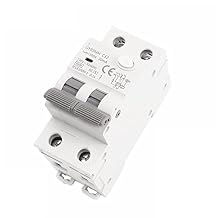 BOLNEY GYR9NM 230V RCBO 6KA MCB Residual Current Circuit Breaker with Over Current and Leakage Protection 10A 16A 25A 32A 40A 1Pcs Color 30mA, Size 2P 40A