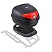VEVOR Motorcycle Top Case, Universal Durable PP Material Motorbike Tail Box with Reflective Panel, 24L Waterproof Detachable Motorcycle Top Box with Multi-Hole Base, Fit for 99% of Motor Frames