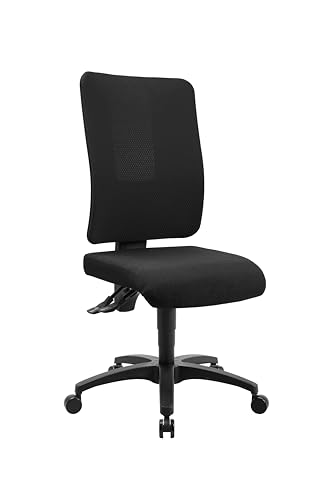TOPSTAR Freestyle X, ergonomischer Schreibtischstuhl, Bürostuhl, Stoff schwarz