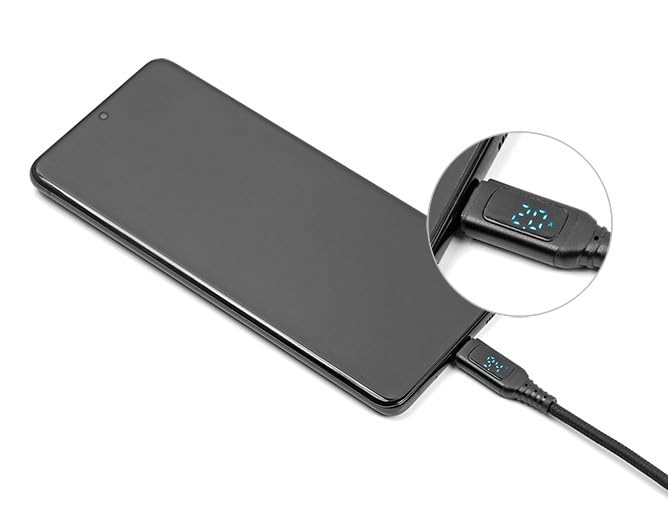 Delock Câble USB 2.0 de chargement Rapide USB Type-C™ mâle à mâle PD 3.1 140 W Avec Indication de Puissance, 1,20