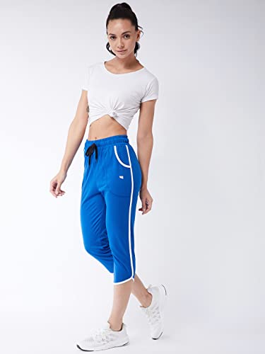 Image of Modeve Women Striped Cotton Blend Capri
