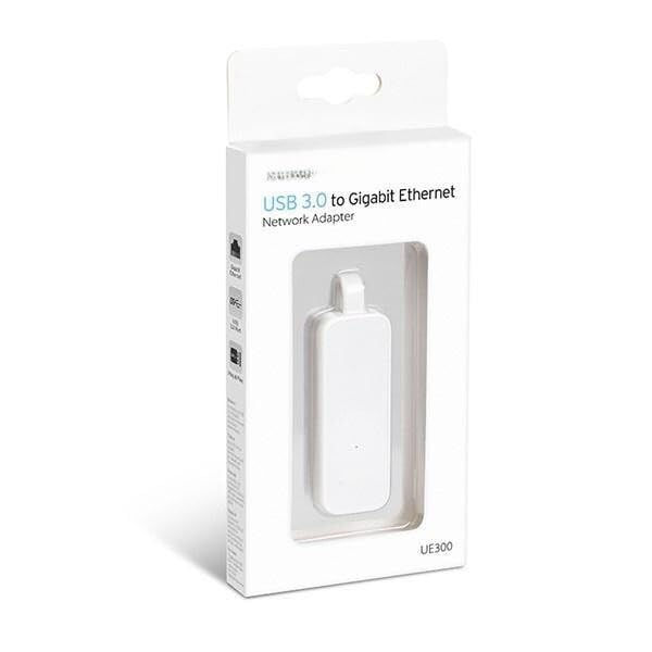 Adattatore - Adattatore USB 3.0 a Ethernet con una porta, connessione rapida e stabile, corpo in plastica resistente, ideale per rete.