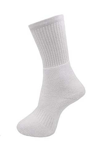 Image of RC. ROYAL CLASS Men's Calf Length Cotton Terry Towel Cushion Solid-Plain Socks (Pack of 3 Pairs)