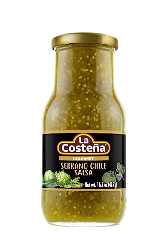 La Costeña Gourmet Serrano Chile Salsa, 16.7 Oz