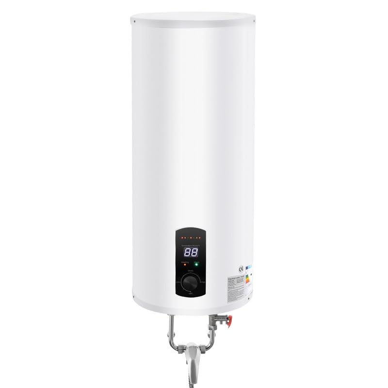 Calentador De Agua Eléctrico De 60 Litros Para Montaje En Pared Vertical, Termo Eléctrico Con Depósito De Agua Caliente Para Baño Y Cocina