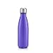 Borraccia termica in acciaio inox a doppia parete, 350/500/750/1000 ml, per lo sport, 750 ml, colore: nero