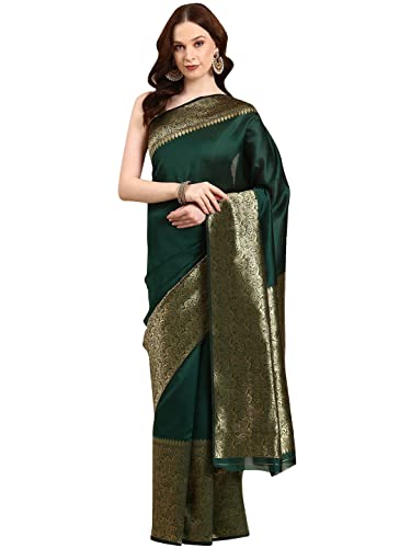 Image of Avantika Fashion Woven Kanjivaram Soft Lichi Silk Embellished Banarasi Saree With Blouse Piece For Women