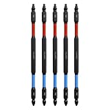 PHLiPBiT ORBiT - SQ2+PH2, Modified Geometry, 6 INCH 5pk. Double End+Double Duty, 1/4