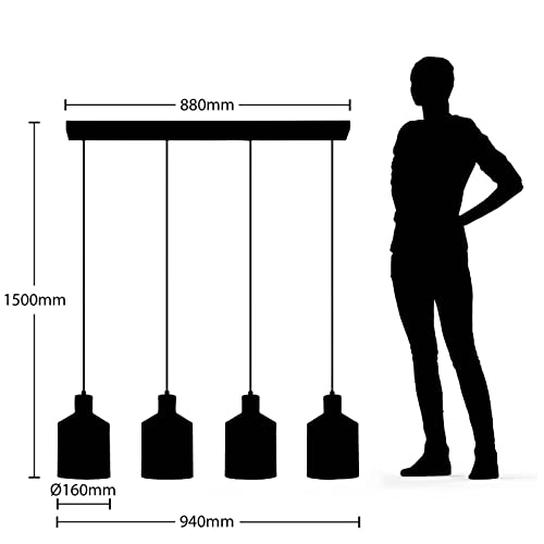 Lindby Lampada a sospensione 'Tirane' dimmerabile