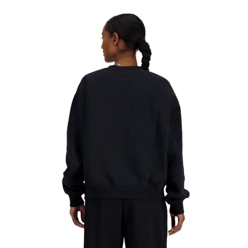 New Balance New Balance Women's Sport Essentials Fleece Crew, Black, X-Small