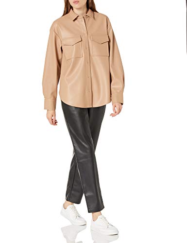 The Drop Women's @Lisadnyc Vegan Leather Pull-On Jogger4