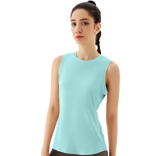 Women's Open Back Workout Tops - Sleeveless Yoga Tank Tops for Women, Moisture-Wicking Athletic Shirts for Running4
