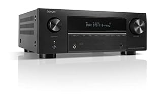 Denon AVC-X3800H 9.4-Kanal AV-Receiver, Verstärker mit Auro-3D, Dolby Atmos, DTS:X, 6 "8K-Eingänge und 3 Ausgängen, Bluetooth, AirPlay 2, HEOS-Multiroom, Alexa kompatibel, schwarz