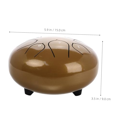 SUPVOX Steel Tongue Drum pequeño para principiantes miniatura 2