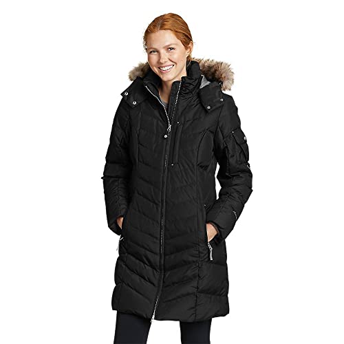 Eddie Bauer Women’s Sun Valley Down Parka (Coat), Black, Medium.