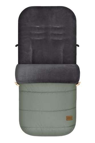 Fillikid Winterfußsack Lanin Exklusiv | Warmer Fußsack für Kinderwagen,...