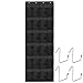 Organizadores Colgantes sobre la Puerta - Zapatero Suspendido Estante Colgante Organizador de Armario Pared 24 Bolsillos 4 Ganchos Puertas para Cocina Dormitorio Cuarto Baño, 55x150cm