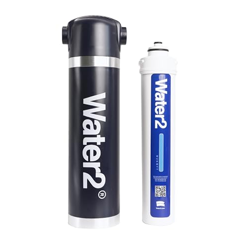 Water2 Pod 2.0 Under Sink Filter - Reduces Contaminants for Filtered Better-Tasting Water. Quick & Easy to Install. Backed by Bear Grylls. Kit - Includes Capsule Flexis Smart Buzzer & Guide.