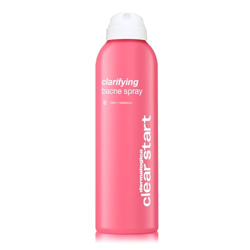 Dermalogica Clear Start Clarifying Bacne Spray, Back Acne Treatment Spray for Body Breakout - Pore Clearing, Preventing Pimple with Salicylic Acid, Witch Hazel, Tea Tree Oil, All Skin Type, 6 fl oz