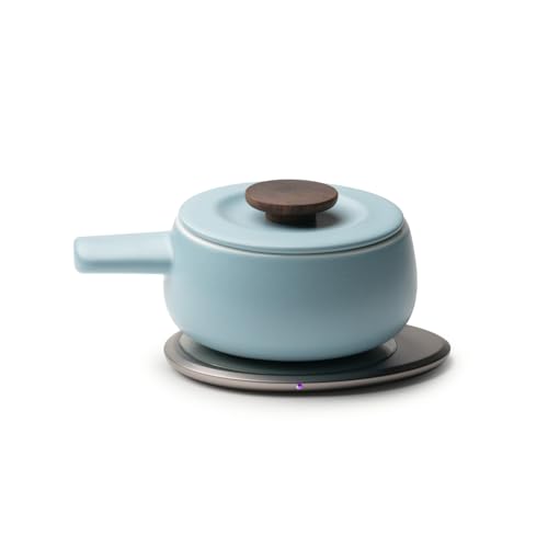 Fondi Self-heating Fondue Set - Moonmist Blue