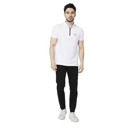 Image of Spykar Men's Kano Slim Fit Mid-Rise Jeans (Ankle Length)