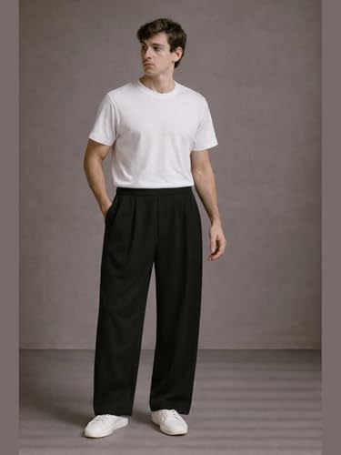 Image of Korean Pants for Man | Trekking Pants | Korean Trousers | Baggy Trackpants for Men - Effortless Style, Confident Feel, Free Movement, All-Day Comfort