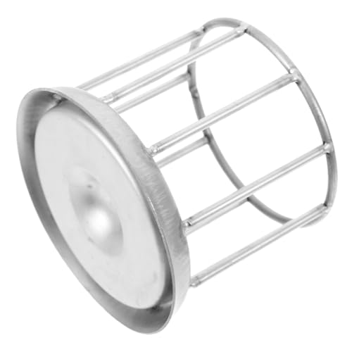 POPETPOP ステンレス製爬虫類用給餌皿 転倒防止設計 食べやすい亀水入れ トカゲ餌皿 小動物用耐久ボウル