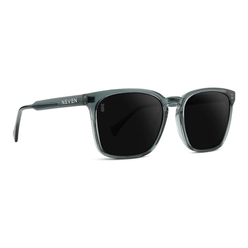 NEVEN Divebomb Men's Polarized Sunglasses - Classic, Rectangular Concert Sunglasses - Fashion Accessories for Road Trips.