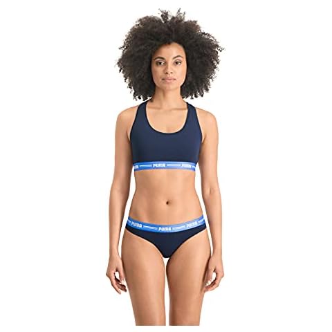 PUMA Women's Basic String-Tanga Azul XL Cover