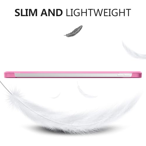 Image of MoKo for iPad (A16) 11th Generation Case 11 Inch 2025, iPad 10th Generation Case 10.9 Inch 2022, Slim Stand Hard PC Translucent Back Shell Smart Cover, Support Touch ID, Auto Wake /Sleep, Peony