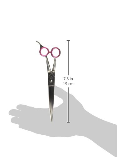 Image of Geib Gator Bent Shank Stainless Steel Curved Pet Grooming Shears, 8-1 /2-Inch