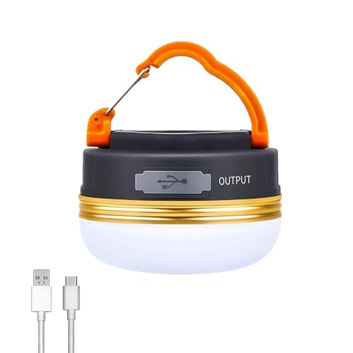 Recopilación de Faroles de luz que Puedes Comprar On-line. 49 Lámpara de Camping LED Recargable USB, Multifunción Impermeable Farol para Camping con 3 Tonos de Luz, con Imán y Gancho, Portátil Linterna de Camping Ideal para Carpa, Acampar...