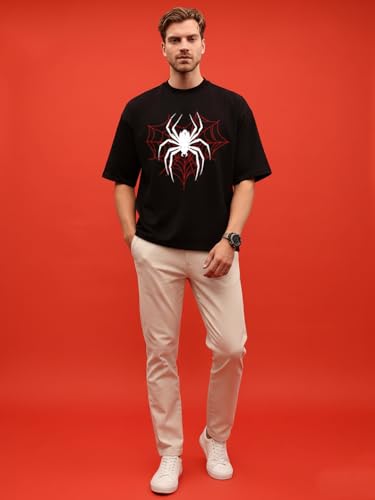 Image of Stylish Oversize T-Shirt for Men | Round Neck Printed Oversize T-Shirt