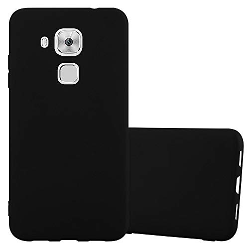 Cadorabo Funda para Huawei Nova Plus en Candy Negro - Cubierta Proteccíon de Silicona TPU Delgada e Flexible con Antichoque - Gel Case Cover Carcasa Ligera