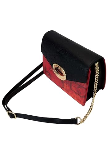 Loungefly WB Lord of the Rings The One Ring Crossbody Bag | Adult Bags Red Map of Middle-Earth Purse3