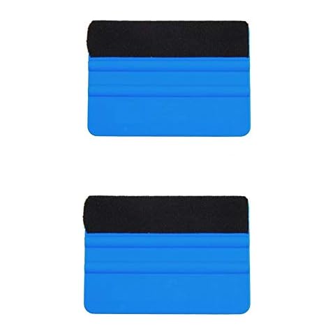 ReplaceMyParts 2 Pcs Felt Squeegee Wrapping Tool, 4'' Inch Premium Scratch-Proof Decal Vinyl Wrap Squeegee Handy Tools for Vinyl Installation, Scrap Booking, Wall Decals Cover