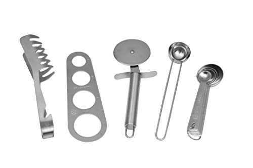 NEWLINE NY Edelstahl 5 Stück Pasta-Werkzeug-Set Cover