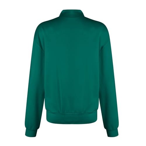 Scrub Jackets for Woman Zip Up Long Sleeve Tops Print Plus Size Womens Scrubs for Women Nursing Shirts with Pockets